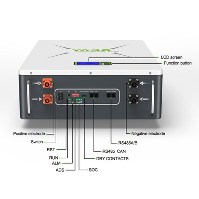 48v Lifepo4 Powerwall 10KWh 8.7KWh 5KWh Lithium 170Ah Stockage à domicile