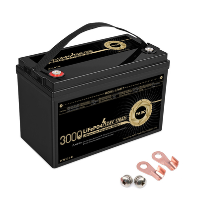 Cycle profond rechargeable 4S1P de batterie au lithium de 12 volts 12V 170Ah Lifepo4