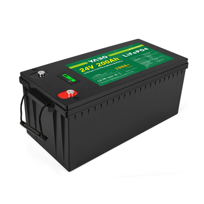 Ion de lithium du paquet 24V 200Ah de batterie de 25,6 V Lifepo4 pour le cycle profond de système d'énergie de stockage