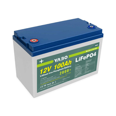 Système de batterie solaire 12v Lifepo4 rechargeable 100Ah 4S1P