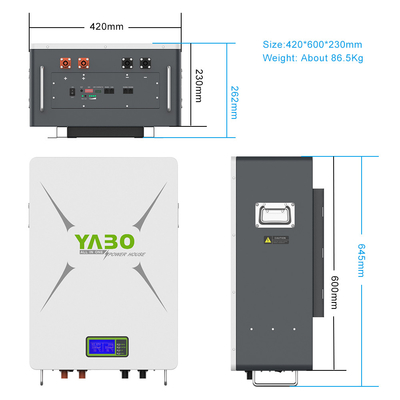 5kw 10kw 12kw batterie rechargeable Lifepo4 Powerwall maison 51.2v 48v 200ah