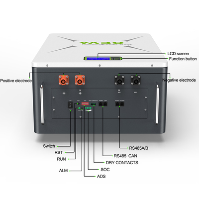 10kwh 51,2 V 200ah Lifepo4 Batterie au lithium 48v Powerwall Diy