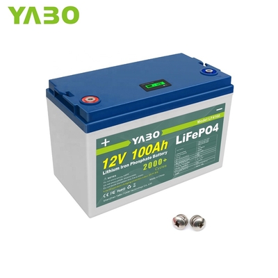12v 100ah Lithium Fer Lifepo4 Batterie BMS Énergie Contrôle Solaire 12V