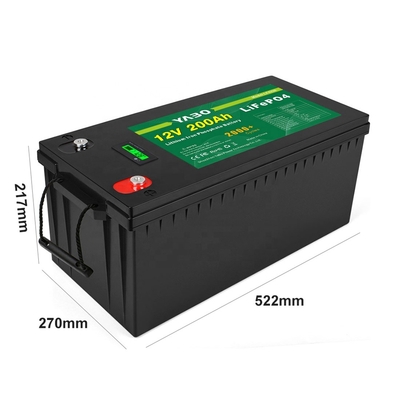 24V 36V 48V 12V Lifepo4 batterie 12v 200ah Yacht stockage solaire UPS