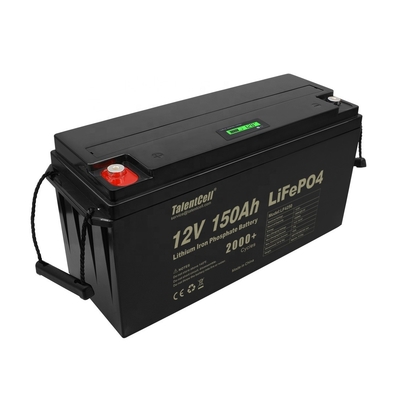 batterie lithium fer phosphate 150ah lifepo4 cellules 12v affichage LED