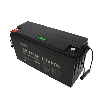 batterie lithium fer phosphate 150ah lifepo4 cellules 12v affichage LED