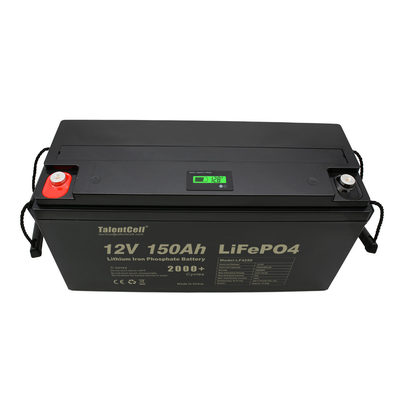 batterie lithium fer phosphate 150ah lifepo4 cellules 12v affichage LED