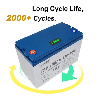 Lifepo4 Golf Batterie Solaire RV Rechargeable 100ah 12v lithium lifepo4 batterie