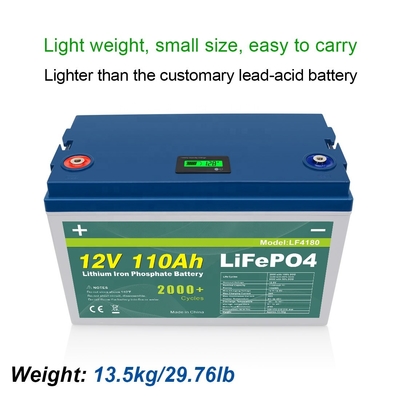 Cycle profond de batterie de chariot de golf de 12v 110Ah Lifepo4