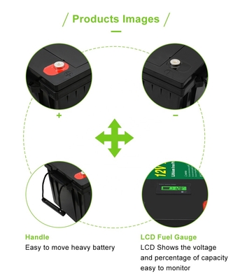 32650 32700 12v 200ah Lithium Fer Lifepo4 Batterie à décharge profonde Bms