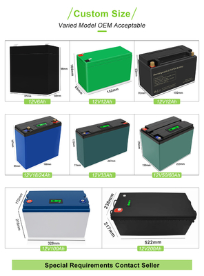 32650 32700 12v 200ah Lithium Fer Lifepo4 Batterie à décharge profonde Bms