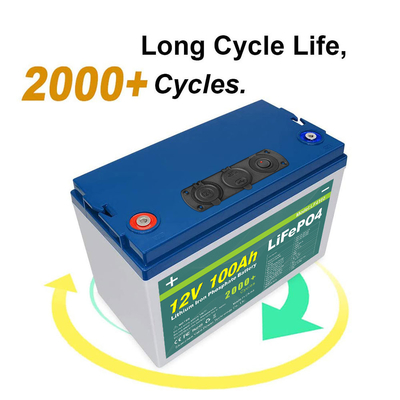 24V 36V 48V 72V 12v 100ah Lifepo4 batterie intégrée BMS plomb-acide Lithium fer