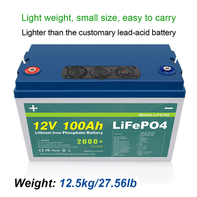 24V 36V 48V 72V 12v 100ah Lifepo4 batterie intégrée BMS plomb-acide Lithium fer