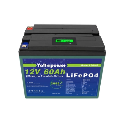 Batterie de scooter électrique solaire Lifepo4 12v 50ah 60Ah 24V 48V 100Ah 42Ah 30Ah 20Ah 10Ah