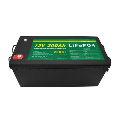 RV BMS 100ah 12v Batterie au lithium Lifepo4 Cycle profond 2000 fois