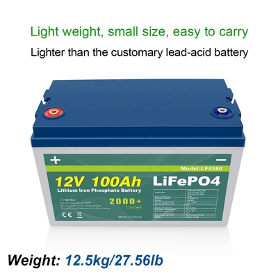 24V 36V 48V 200Ah 300Ah 400Ah Lithium 12v 100ah Batterie Lifepo4 à Cycle Profond Solaire Marine Rv