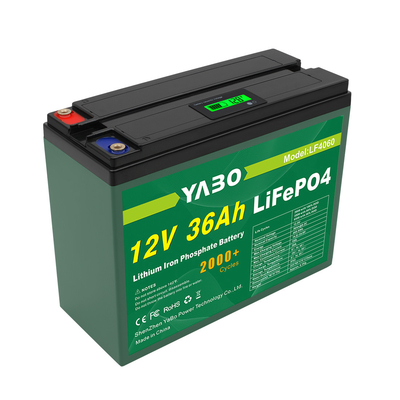 batterie Lifepo4 de 12V 36Ah pour le cycle profond d'énergie de stockage solaire