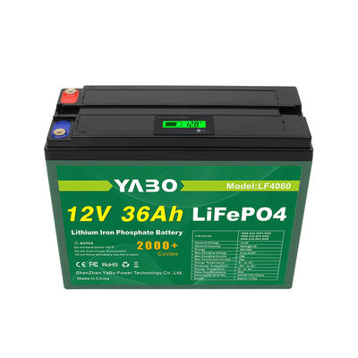 batterie Lifepo4 de 12V 36Ah pour le cycle profond d'énergie de stockage solaire