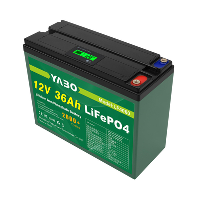 batterie Lifepo4 de 12V 36Ah pour le cycle profond d'énergie de stockage solaire