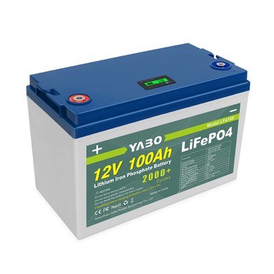 100 Ah Lifepo4 12 V batterie à décharge profonde au lithium 2000 cycles remplacent le gel