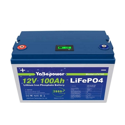Cycle profond 12v 100ah de batterie rechargeable de 32700 Lifepo4 pour le support de yacht de rv