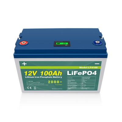Produits de vente chauds personnalisés en usine Batterie au lithium-ion Lifepo4 bon marché 100ah 12v