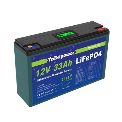 33Ah 12V Lifepo4 Batterie Lithium Fer Phosphate Batterie 32700