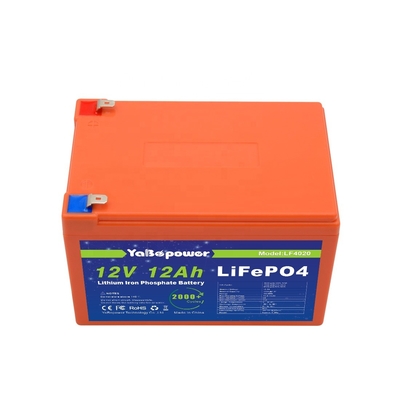 12.8v 12v 12ah Lifepo4 Batterie Courant de décharge rechargeable 6A
