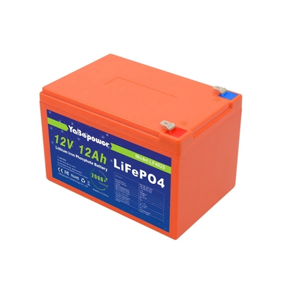 12.8v 12v 12ah Lifepo4 Batterie Courant de décharge rechargeable 6A