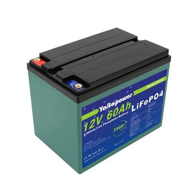 Accueil Solaire 12 Volt Lifepo4 Batterie 12v 60Ah Cycle de longue durée