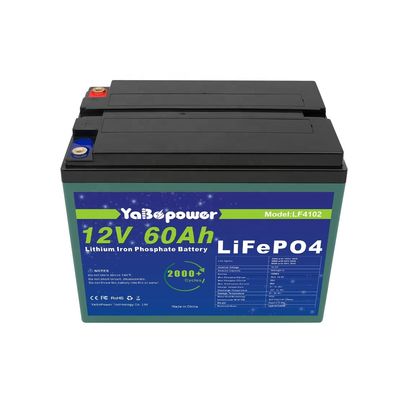 Accueil Solaire 12 Volt Lifepo4 Batterie 12v 60Ah Cycle de longue durée