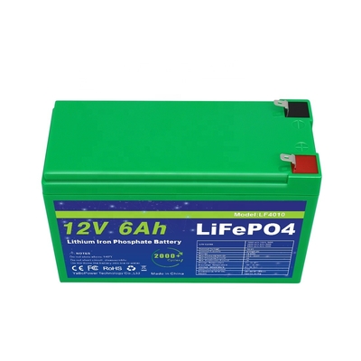 Batterie intelligente BMS 12v 6ah Lifepo4 cycle profond 2000 cycles