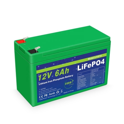 Batterie intelligente BMS 12v 6ah Lifepo4 cycle profond 2000 cycles