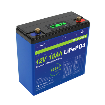 La batterie légère de 12V 18Ah Lifepo4 grande capacité longtemps font un cycle la vie 3 ans de garantie