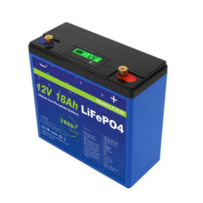 La batterie légère de 12V 18Ah Lifepo4 grande capacité longtemps font un cycle la vie 3 ans de garantie