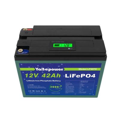 Phosphate rechargeable de fer de lithium Lifepo4 12v 45Ah pour le véhicule électrique