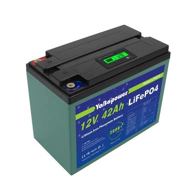 Phosphate rechargeable de fer de lithium Lifepo4 12v 45Ah pour le véhicule électrique