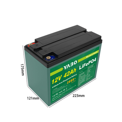 12v 40ah Lifepo4 batterie solaire à cycle profond 30ah 42ah lithium-ion