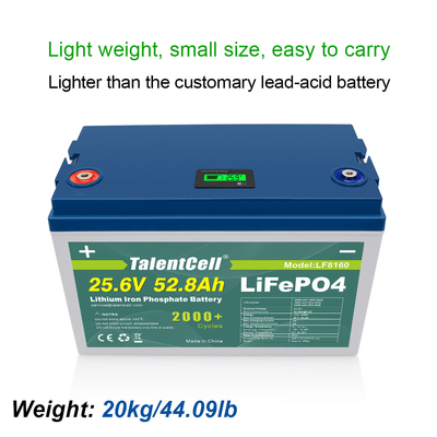 Cycle profond de paquet de batterie de Lifepo4 de 24v 60ah 70ah 80ah 24v 50ah