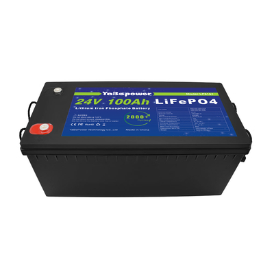 Batterie solaire 100ah 150ah 24v du stockage rv Lifepo4 pour le véhicule d'Off Road de bateau