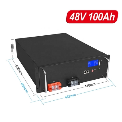 cycle profond rechargeable de systèmes solaires de paquet de batterie de 150Ah 100Ah 48v 200ah Lifepo4