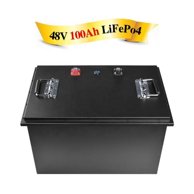 48v 51.2V 100AH ​​Étanche Lifepo4 Batterie Vélo Électrique Lithium Ion Solaire