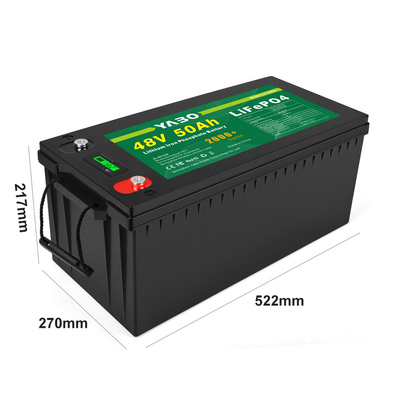 batterie au lithium-ion du paquet 48v 50ah de batterie de 20ah 48v Lifepo4 imperméabilisent 2560Wh