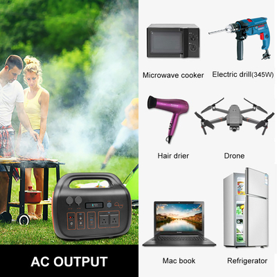 Chargeur multiple mobile de la centrale électrique portable d'urgence 1500w