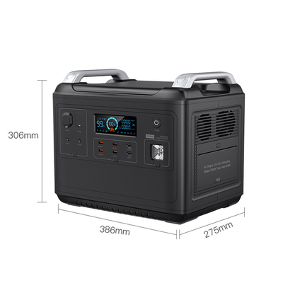 Centrale électrique portable LiFePO4 pour climatiseur réfrigérateur maison 2000w Lifepo4 Ups générateur solaire