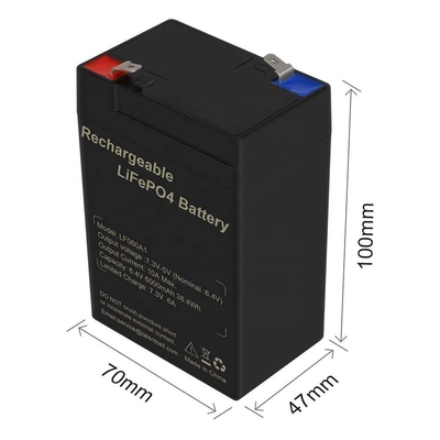 6.4V 4.5Ah 6v 5Ah batterie LiFePO4 à cycle profond éclairage rechargeable