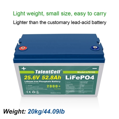 Batterie lithium-ion phosphate ferreux Lifepo4 pour Ev 24v 50ah