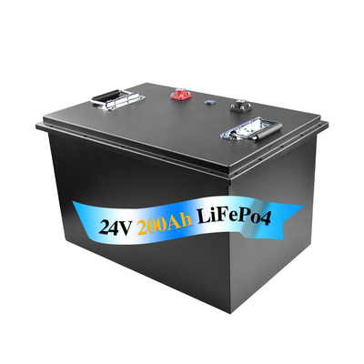 24 volts Lifepo4 Forklift Battery Electric Waterproof Case Resume Monitor 200Ah