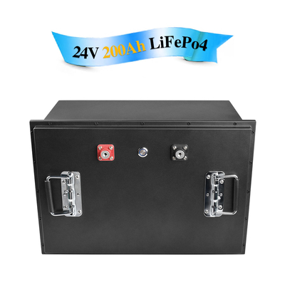 24 volts Lifepo4 Forklift Battery Electric Waterproof Case Resume Monitor 200Ah