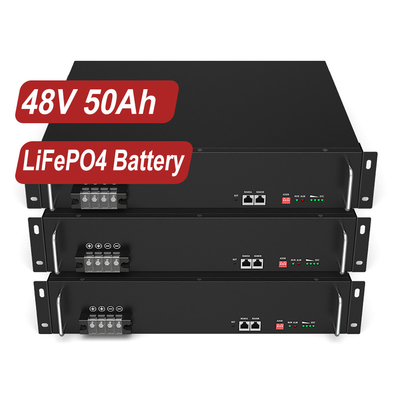 Batterie lithium-ion à haute énergie 48V 50Ah 100Ah LiFePO4 pour les systèmes de stockage d'énergie solaire